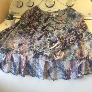 🔴Jennifer Lopez snakeskin patterned blouse